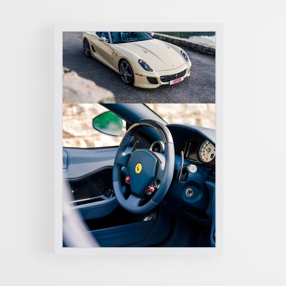 Poster Aperta Réunies – affiche Ferrari (vue 3)